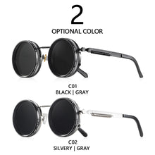 Load image into Gallery viewer, CRIXALIS Polarized Round Sunglasses ND9 Adjustable Dimming Men Women Retro Punk Men's Fishing Eyeglasses Outdoor Shades UV400