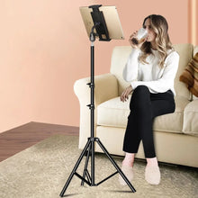 Load image into Gallery viewer, Xnyocn Tripod Floor Tablet Stand Adjustable Holder Mount Support for iPad Air Pro 12.9 Mini Xiaomi 4-13 Inch Lazy Holder Bracket