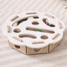 Load image into Gallery viewer, Pet Cat Puzzle Maze Holes Toys Felt Box With Bell Ball Kitten Playing Toys Interactive Funny  Cat Supplies