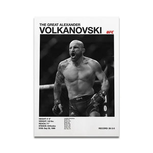 Boxing Fighting Star Canvas Wall Art Print Poster MMA Decorative Painting Home Decor Boxing Lover Gift Unframed