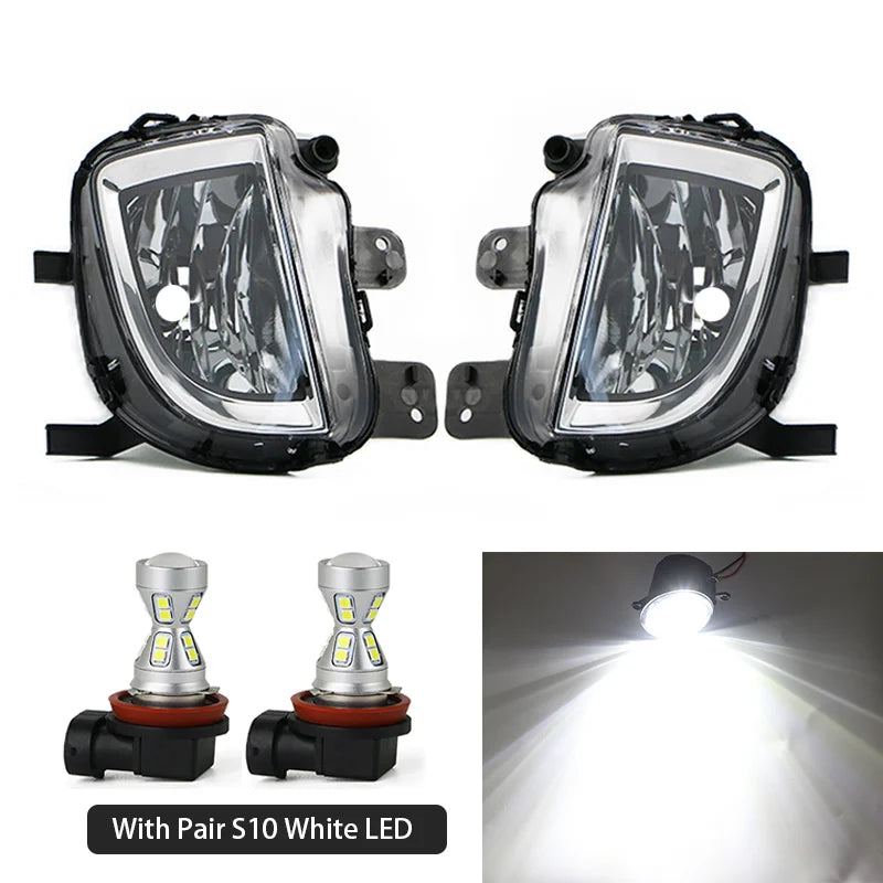 Front Fog Lamp Assembly for VW Golf 6 MK6 GTI GTD Jetta GLI 2012-2016 Anti-Fog Light