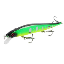 Load image into Gallery viewer, 1pc 4.52inch/0.49oz Plastic Simulation Lure, Minnow Hard Bait With 3 Treble Hooks, Artificial Bait For Pike Carp