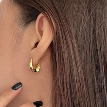 Load image into Gallery viewer, 925 Sterling Silver Earrings for Women Ear Hoop Versatile Sweet Girl Fashion Jewery New Year Gifts Accessories