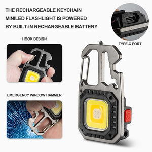 Ultra Small Mini LED Keychain Flashlight Strong Portable Pocket Light