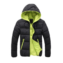 Load image into Gallery viewer, Men&#39;s Casual Cotton Parka Jacket – Autumn Winter Hooded Padded Coat
