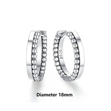 Load image into Gallery viewer, Original 925 Sterling Silver Earrings 2025 Stud Hoop Crystal Earings For Women Rose Gold Crown Heart Infinity Bee Earing Jewelry