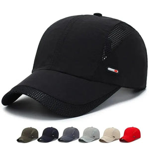 Quick-Dry Outdoor Sports Cap - Adjustable Unisex Sun Hat for Spring/Summer