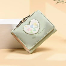Load image into Gallery viewer, Cute Cat Design Women&#39;s Wallet Multi-Card Slot Money Clip Short Soft PU Leather