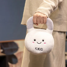 Load image into Gallery viewer, Cartoon Dumbbell Kettlebell Fitness Equipment Plush Toy Cudldy Pillow Soft Doll Huggable Plushies Children's Room Decor Gifts