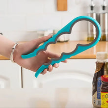 Load image into Gallery viewer, 4 in 1 Multi-Functional Silicone Bottle Opener - Easy to Use, Safe, Non-Toxic Kitchen Tool