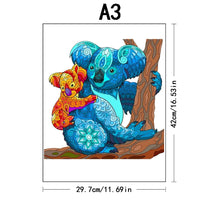 Load image into Gallery viewer, Wooden Puzzle for Adults, Cat Wooden Jigsaw Puzzles for Adults, Unique Animal Shape Wood Cut Puzzles for Family Friend