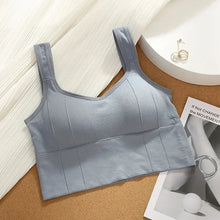 Load image into Gallery viewer, Breathable Sports Bra Anti-Sweat Fitness Top Women Seamless Yoga Bra Shockproof Crop Top Push Up Sport Bra Gym Workout Top