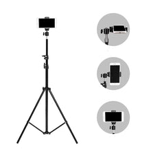 Load image into Gallery viewer, Mobile phone live support photo tripod multi-functional video recording selfie landing tripod