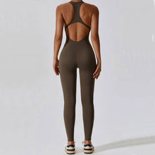 Load image into Gallery viewer, Yoga Jumpsuit Fitness Sports Overalls Gym Clothing Set Yoga Wear Pilates Workout Clothes for Women Outfit push-up Activewear