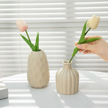 Load image into Gallery viewer, Ceramic Flower Vase Retro Table Decorative Vase Dried Flower Arrangement Pot Home Wedding Gifts Aesthetic Vase Desktop Ornament