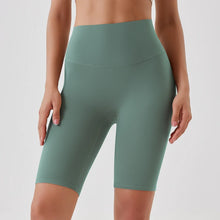 Load image into Gallery viewer, 2024 High-Waisted Buttock Lifting Yoga Shorts Summer Seamless Yoga Legging Shorts Outer Wear Tight Cycling Athletic Gym Shorts