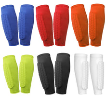 Load image into Gallery viewer, Soccer Shin Pads with Honeycomb Pads Football Shin Pads Ergonomic Lightweight Calf Protective Gear for Kids Youth Adults