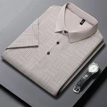 Load image into Gallery viewer, 2024 Men's New Printed Business Casual Short sleeved POLO Shirt Fashion Short sleeved Comfortable and Breathable Top