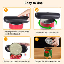 Load image into Gallery viewer, DEEWAZ Rechargeable Electric Can Opener – Automatic Tin Can Opener, Kitchen Gadget