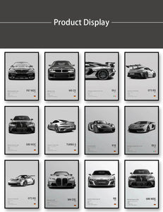 Famous Brand Cars SVJ GT3RS G80M3C Canvas Wall Art Print Poster 918 M5CS MSCSL Decorative Mural Home Decor Gift Unframed