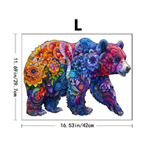 Load image into Gallery viewer, Wooden Puzzle - Colorful Succulent &amp; Unique Animal Shape - Jigsaw for Adults &amp; Kids