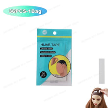 Load image into Gallery viewer, Non Slip Body Tape 36 Pcs Double Sided Invisible Adhesive Fix Muslim scarf for Dresses Hijab Swimwear Waterproof Tape