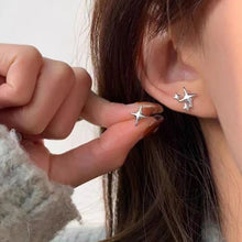 Load image into Gallery viewer, Vintage Chunky Stainless Steel Hoop Earrings For Women Fashion Simple Round Circle Simple Earrings Party Jewelry Holiday Gifts