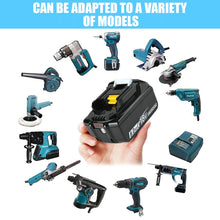 Load image into Gallery viewer, 2Pack 8.0Ah 18V Li-ion Battery for Makita BL1830 BL1840 BL1850 BL1860 + DC18RC Charger