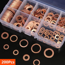 Load image into Gallery viewer, Copper Washer Gasket Nut Bolt Set Kit M8 M10 M12 M14 with Box Sump Plugs