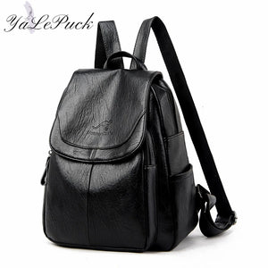 2023 Luxury Women's Backpack: High-Quality Leather, Fashionable School & Travel Bag