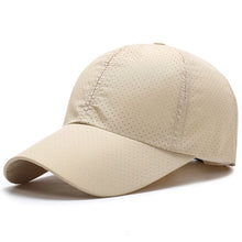 Load image into Gallery viewer, COKK Summer Baseball Cap Quick Drying Outdoor Sports Cap Travel Leisure Sun Hat Women Men Unisex Sunshade Breathable Casual Bone