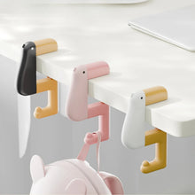 Load image into Gallery viewer, Thinking Duck Portable Hook Hanging Decor Table Wallet Bag Hook Wall Hanger Bracket Handbag Non Punching Student Office Supplies