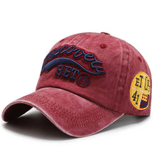 Load image into Gallery viewer, 2022 Summer Women Men Baseball Cap Fashion Letter Embroidery Snapback Hat Vintage Washed Cotton Unisex Hip Hop Sun Hat Casquette