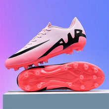 Load image into Gallery viewer, New Men Soccer Shoes Ultralight Football Boots Cleats Hot Sale Long Spikes Breathable Indoor Sneakers Training Drop Shipping