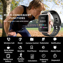 Load image into Gallery viewer, 1.83&#39;&#39; Waterproof Smart Watch – Answer Calls, Message Alerts, Sleep &amp; Fitness Tracking – Compatible with iPhone &amp; Android
