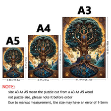 Load image into Gallery viewer, Colorful Tree Wooden Puzzle: Irregular Animal Shaped Jigsaw, Christmas Gift