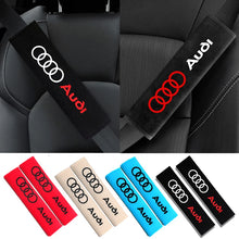 Load image into Gallery viewer, 2PCS Suede Seatbelt Shoulder Pads for Audi A3 A4 A6 A8 Q3 Q5 Q7 B6 B7 B8 B9