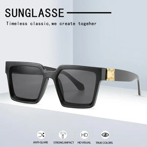 Men's Square Sunglasses Luxury Brand Designer Retro UV400 High Quality Gafas De Sol