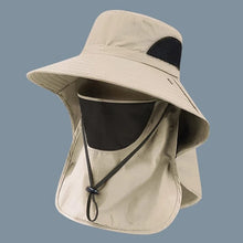 Load image into Gallery viewer, Summer Sun Hats UV Protection Outdoor Hunting Fishing Cap For Men Women Hiking Camping Visor Bucket Hat Neck Flap Fisherman Hat