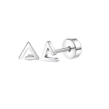Load image into Gallery viewer, 2PCS/Set Stainless Steel Heart Moon Earbone Stud Screw Ball Stud Earrings for Women Fashion Ear Tragus Cartilage Body Piercing