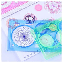 Load image into Gallery viewer, Geometry Spirograph Drawing Stencils Set Painting Template Art Crafts Creative Kids Educational Toy Variety of Flowers Ruler