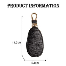 Load image into Gallery viewer, Unisex PU Leather Key Case For Car Key Wallet Pocket Key Holder Organizer Pouch Keys Organizer LargeCapacity Zipper Key Case Bag