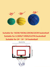 Load image into Gallery viewer, Mini Basketball Hoop for Kids Adults Indoor Small Basketball Hoop for Door Wall Mounted and Room Shooting Ball Sport Game Set