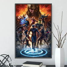 Load image into Gallery viewer, Marvel Movie Poster – Self-Adhesive Wall Mural / Wallpaper