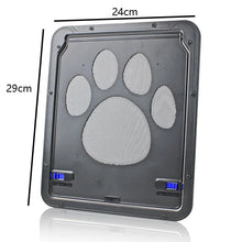 Load image into Gallery viewer, Small Pet Screen Door with Dog Paw Print Anti-Bite Design for Cats and Dogs