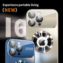 Load image into Gallery viewer, New Titanium Metallic Luxury Matte Case For iPhone 17 16 15 14 13 12 Pro Max Plus For Magsafe Glass Lens Camera Protection Cover