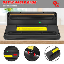 Load image into Gallery viewer, Vacuum Sealer,Automatic Food Vacuum Sealer,5 modes,with 10 sealing pockets and built-in cutter for sealing of wet and dry food
