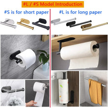 Load image into Gallery viewer, Adhesive Toilet Paper Holder Kitchen Towel Rack Bathroom Organizer Dispenser