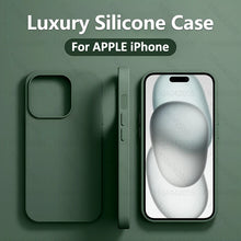 Load image into Gallery viewer, Luxury Liquid Silicone Phone Case for APPLE iPhone 11 13 12 14 15 16 Pro Max Cases for iPhone 15 Plus Shockproof Protector Cover