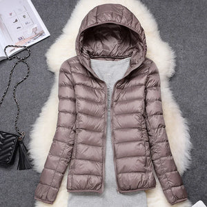 Women’s Puffer Jacket – Plus Size 5XL-7XL, Lightweight Packable Hooded Down Coat